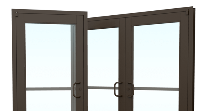 Commercial Aluminum Glass Storefront Doors