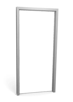 single metal commercial welded door frame