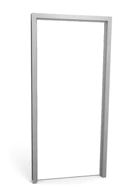 single metal commercial door frame