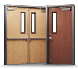 prefinished wood doors single and double