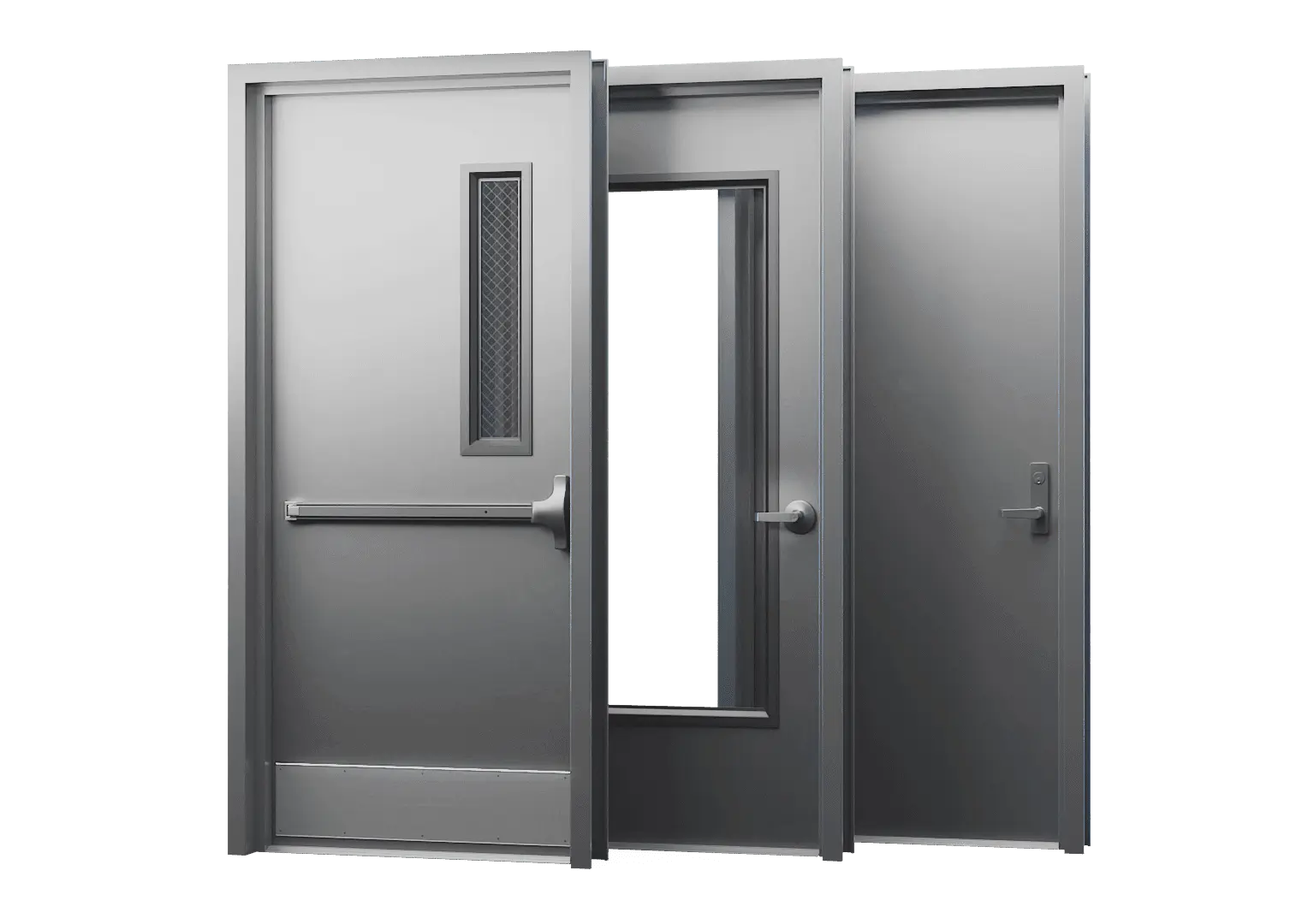 steel doors