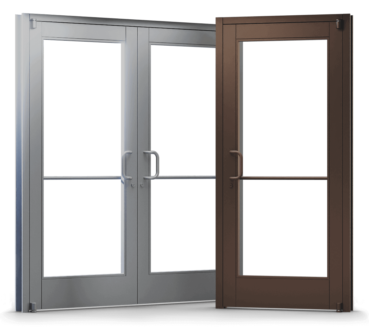 Commercial Steel, Hollow Metal, Fire Rated, Wood, Glass Storefront Doors
