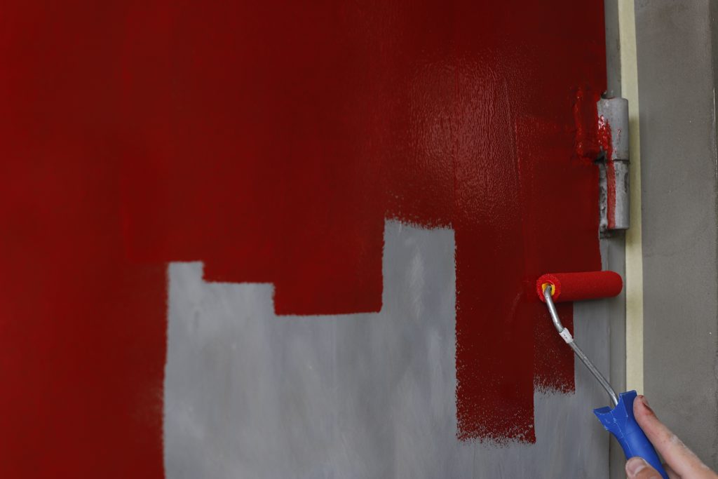 Painting a Metal Door