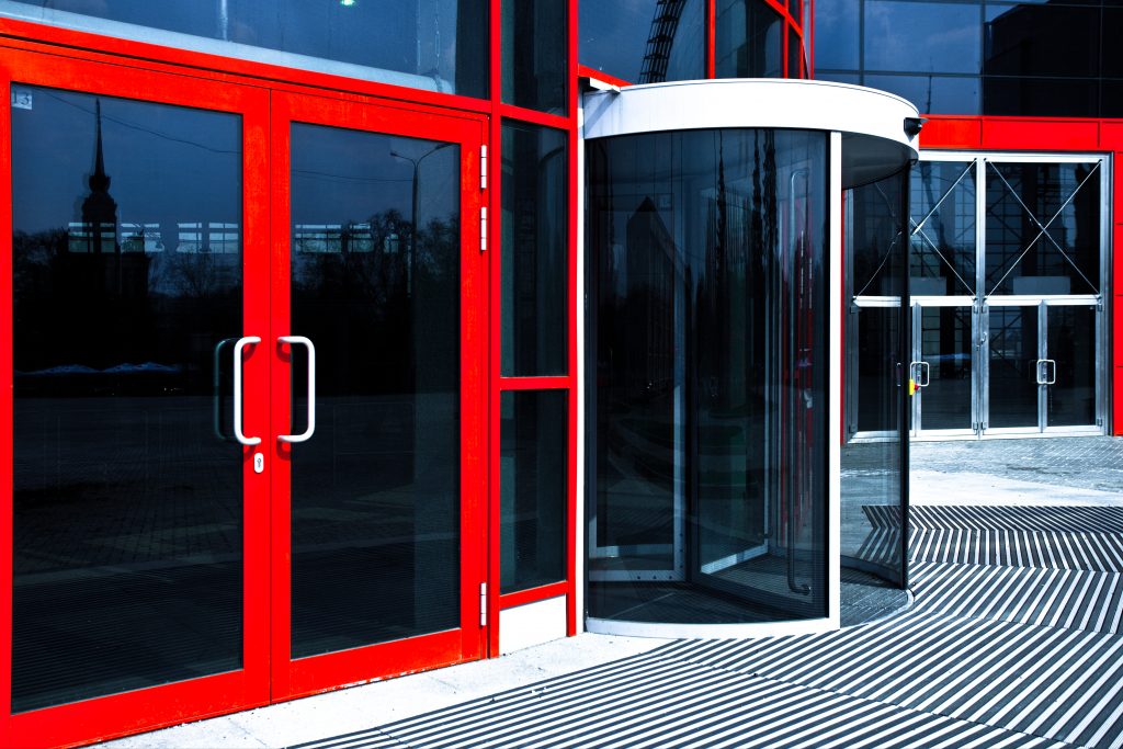Tinted Commercial Doors