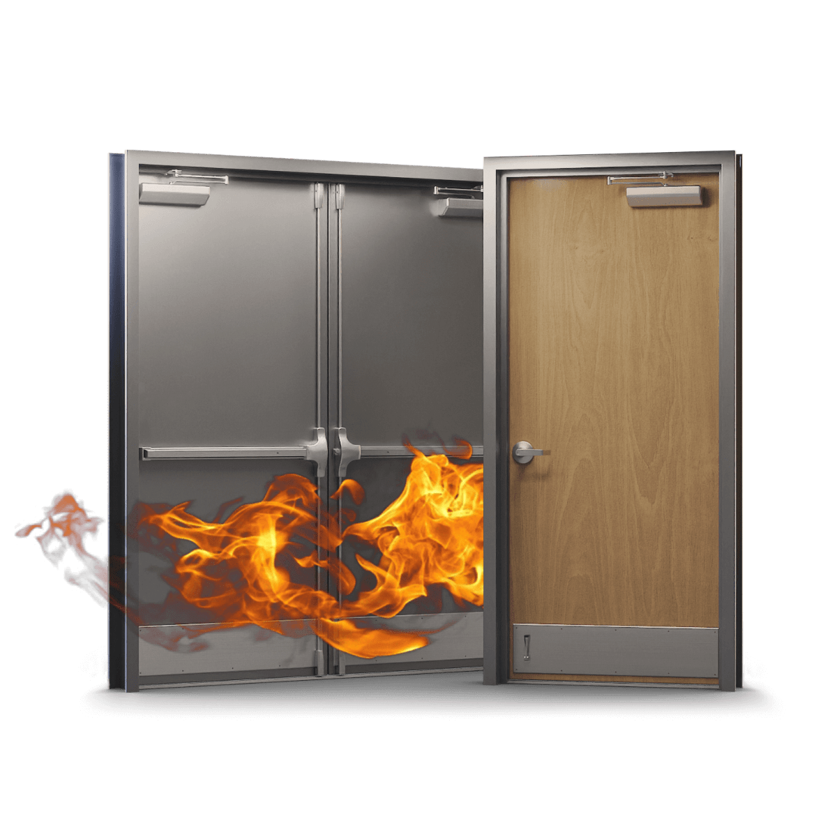 2-hour fire-rated door