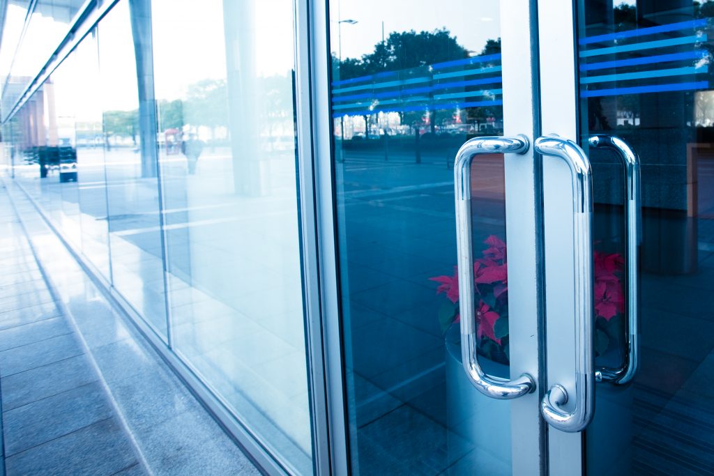 Commercial glass doors