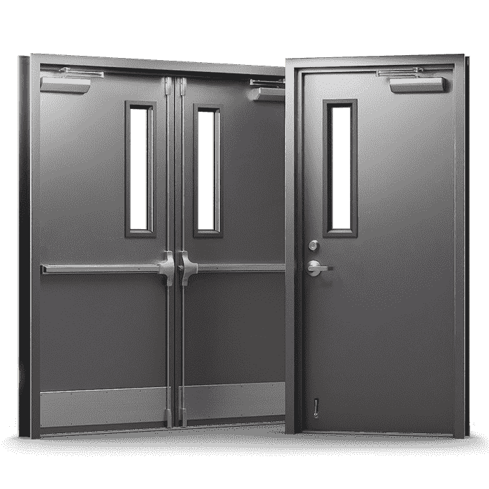 single-and-double-metal-door