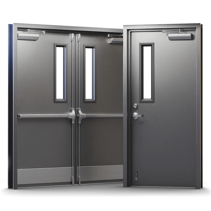 single and double metal door