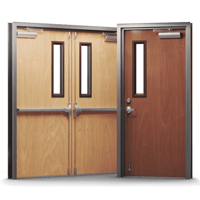 single-and-double-wood-door-with-glass-kit