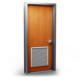 single-wood-louver-door