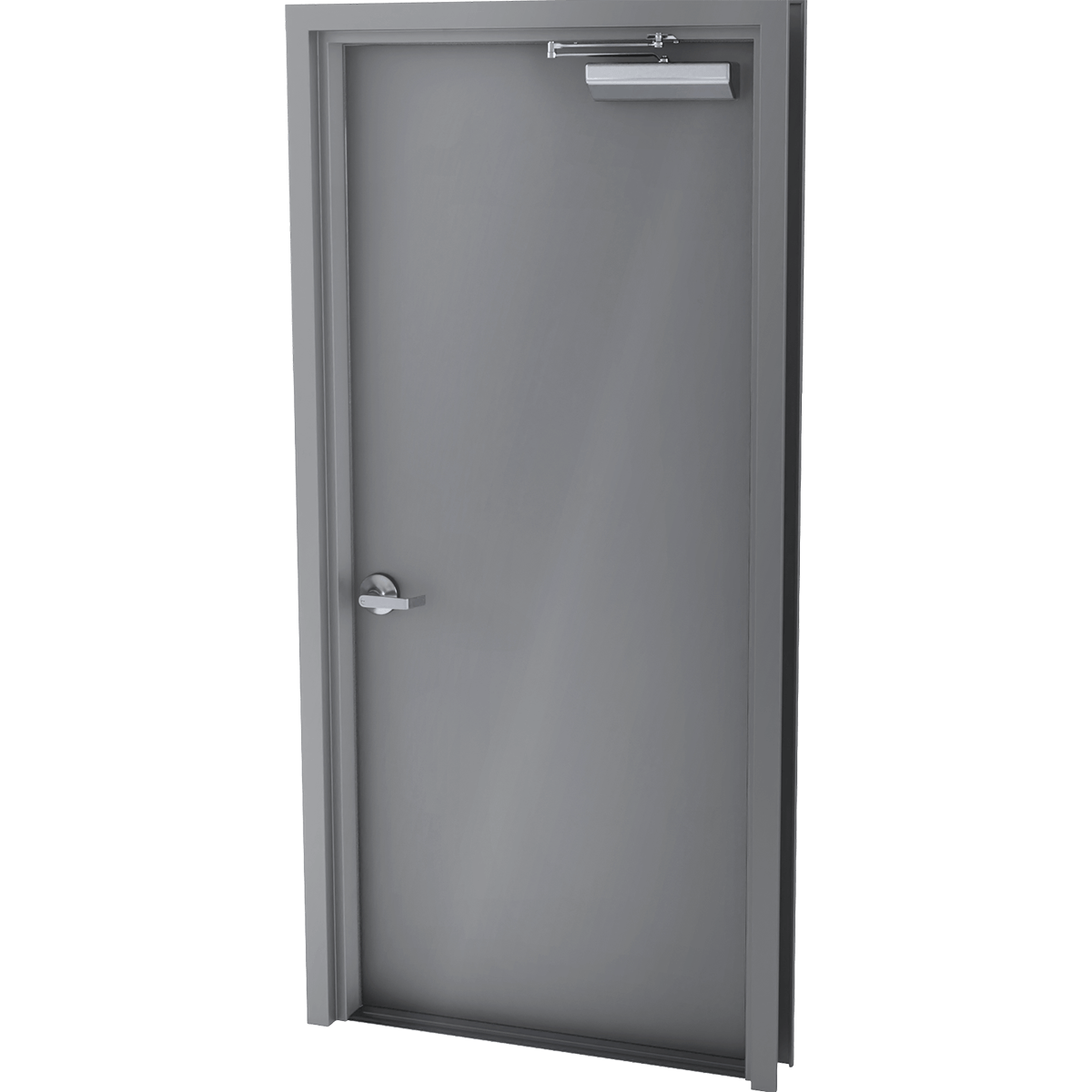 slab metal door