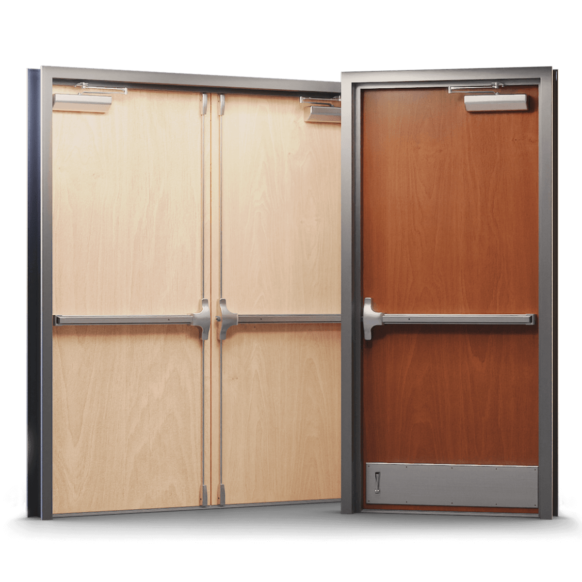 Wooden Security Doors Order Commercial Wood Security Doors CDF