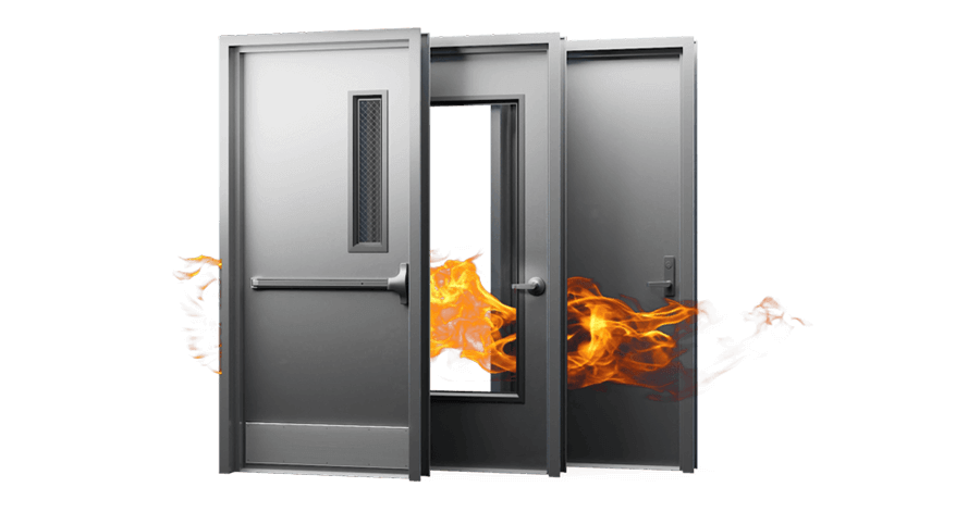 Fire-Rated Commercial Wood Doors, Mineral Core Fire Doors