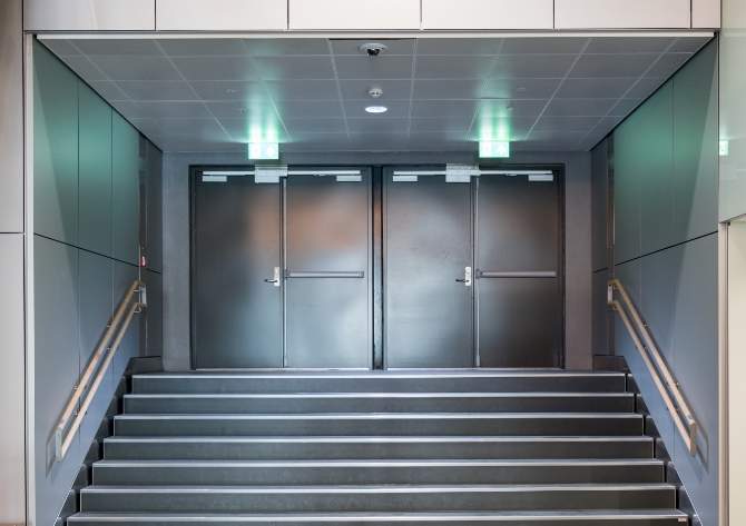 Commercial Hollow Metal Double Door