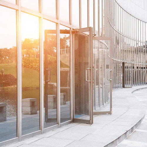 Commercial Glass Storefront Doors