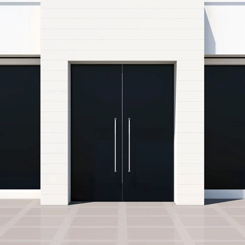 Commercial storefront doors