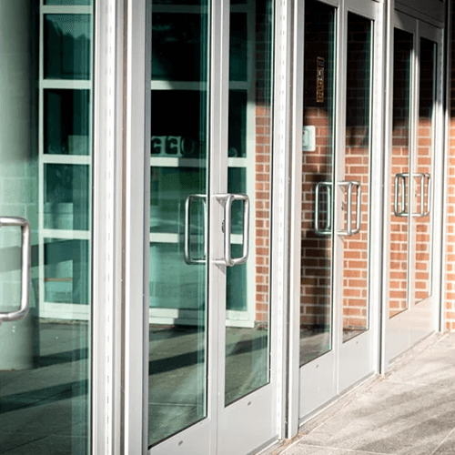 Commercial glass doors