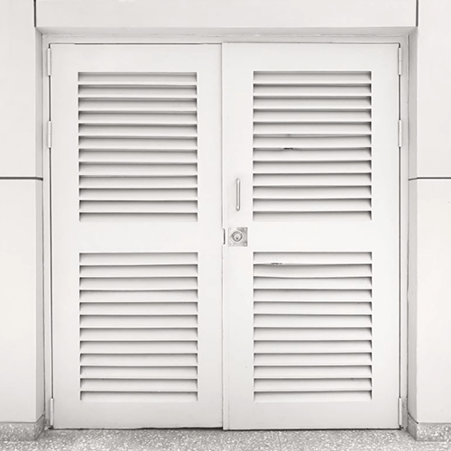 Louvered Door