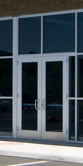 aluminum storefront door