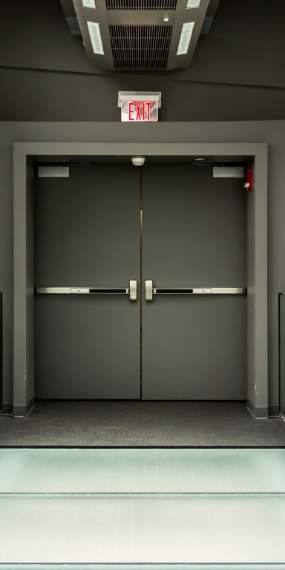 Double Metal Door