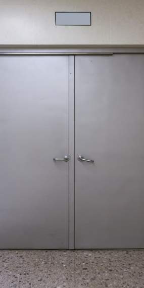 Double Steel Doors