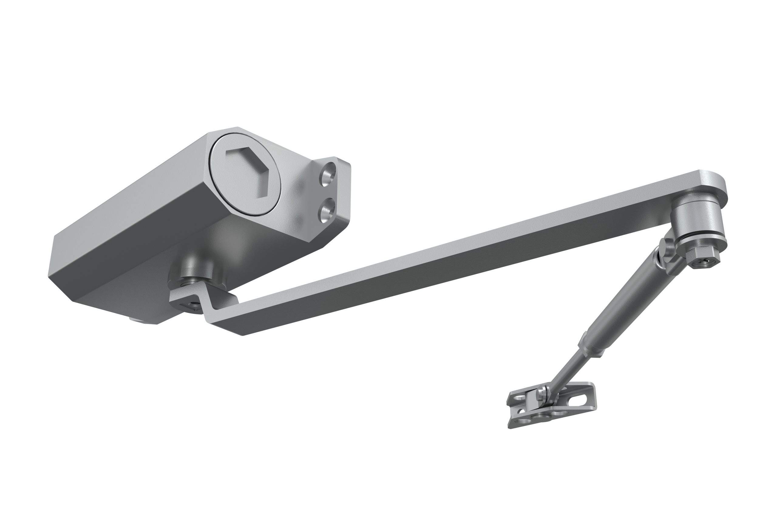 Self Closing Door Closer, Quiet and Safe Aluminum Alloy Door Mechanism,  Commercial Grade, Suitable for Home or Business